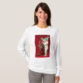 Kleiner Junge, der einen Hund verziert T-Shirt (Vorne ganz)