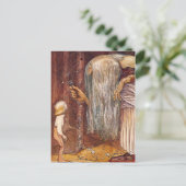 Kleiner Junge, der Trollkraut bekommt Postkarte (Stehend Vorderseite)