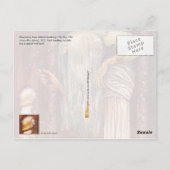 Kleiner Junge, der Trollkraut bekommt Postkarte (Rückseite)