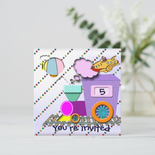 Kleiner Junge Einladung (Stehend Vorderseite)