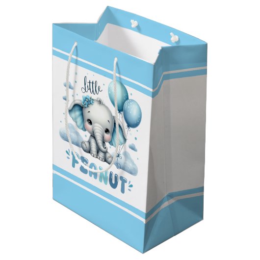 Kleiner Junge Erdnuss Mittlere Geschenktüte (Rückseite Schrägansicht)