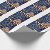 Kleiner Junge gestern Freunde heute Löwe Mama zu S Geschenkpapier (Ecke)