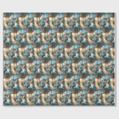 Kleiner Junge isst Eiscreme Geschenkpapier (Flach)