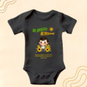 Kleiner Junge mit Sonnenblumen Baby Strampler