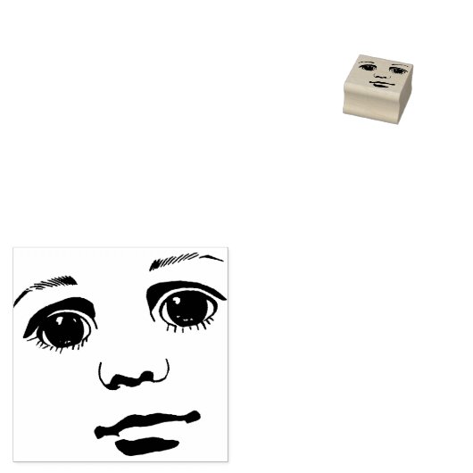 Kleiner Junge Puppentheater Original Art Gummistempel (Stempel)