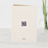 Kleiner Junge spielt sein Trommelchen für Baby in Karte (Rückseite)