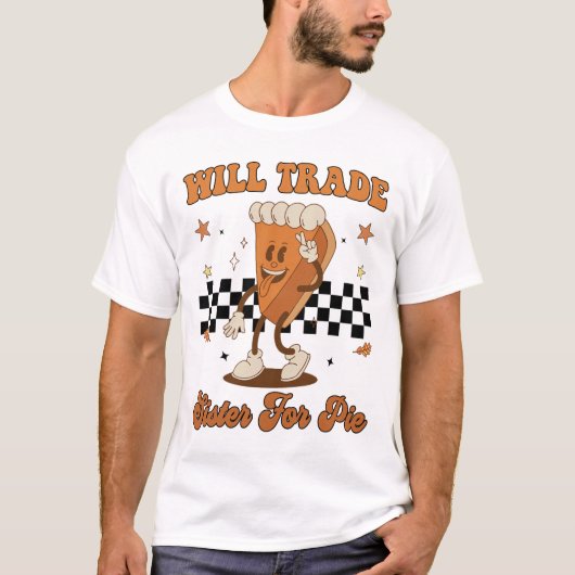 Kleiner Junge Thanksgiving Wird Schwester Für Kuch T-Shirt (Vorderseite)
