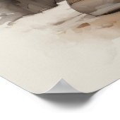 Kleiner Junge und Hund Poster (Ecke)