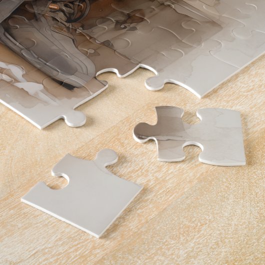 Kleiner Junge und Hund Puzzle (Seite)