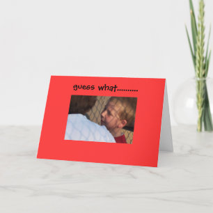 KLEINER JUNGE WEISST ZU GRANMA'S OHR.... KARTE