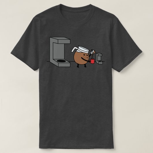Kleiner Kaffee T-Shirt (Design vorne)