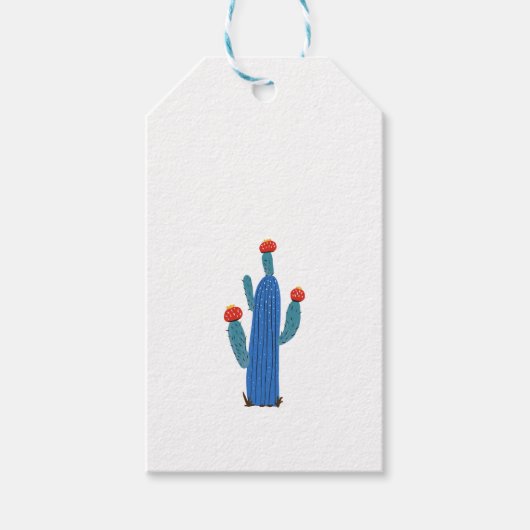 Kleiner Kaktus Geschenkanhänger (Vorderseite)