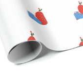 Kleiner Kaktus Geschenkpapier (Rolleneckpunkt)