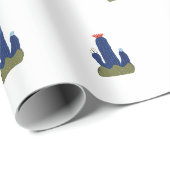 Kleiner Kaktus Geschenkpapier (Rolleneckpunkt)