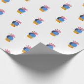Kleiner Kaktus Geschenkpapier (Ecke)