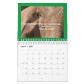 Kleiner Kalender mit zwei Seiten, weiß (Mär 2027)