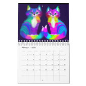 Kleiner Kalender mit zwei Seiten, weiß (Feb 2026)