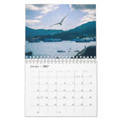 Kleiner Kalender mit zwei Seiten, weiß (Jan 2027)