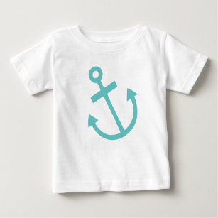 Kleiner Kapitän-Seeanker Baby T-shirt