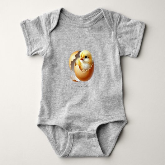 Kleiner Kick-Hatching Baby Bodysuit Baby Strampler (Vorderseite)