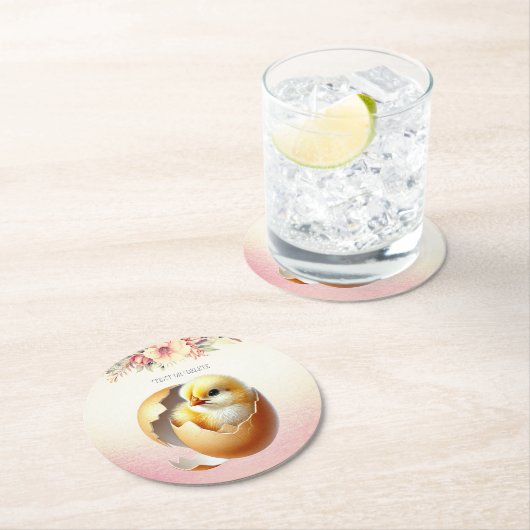 Kleiner Kick Hatching Bluepapier Untersetzer (Vor Ort)