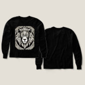 Kleiner King Lion T - Shirt - Spaß Style für Kinde (Design Vorder- & Rückseite)