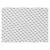 Kleiner Kleber, Musikalisches Tablett Tischdecke (Vorderseite (Horizontal))