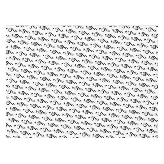 Kleiner Kleber, Musikalisches Tablett Tischdecke (Vorderseite (Horizontal))