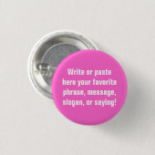 Kleiner Knopf (1 ¼ Zoll) Button (Vorne & Hinten)