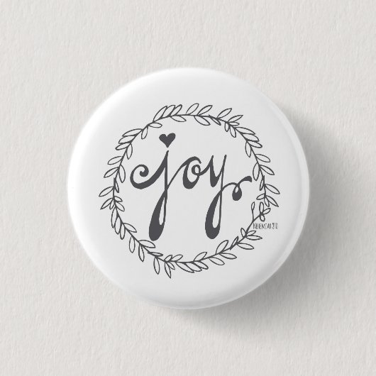 Kleiner Knopf der FREUDE | Button (Vorderseite)