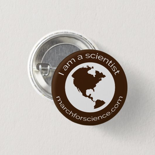 Kleiner Knopf - Geowissenschaften Button (Vorne & Hinten)