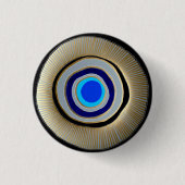 Kleiner Knopf-Grieche-böser Blick Button (Vorderseite)