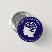 Kleiner Knopf - Neurologie Button (Vorne & Hinten)