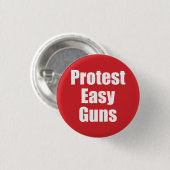 Kleiner Knopf - Protest-einfache Gewehre Button (Vorne & Hinten)