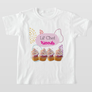 Kleiner Koch Cupcake Backen Party Outfit T-Shirt