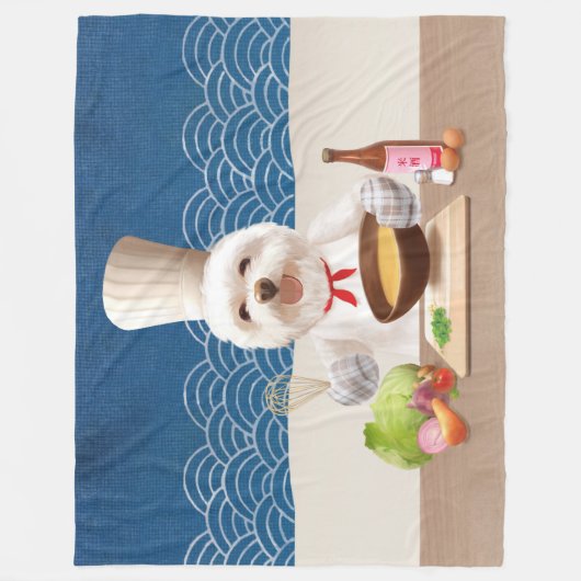 Kleiner Koch Fleecedecke (Vorderseite)