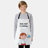 kleiner Koch in der Ausbildung Schürze (Getragen)