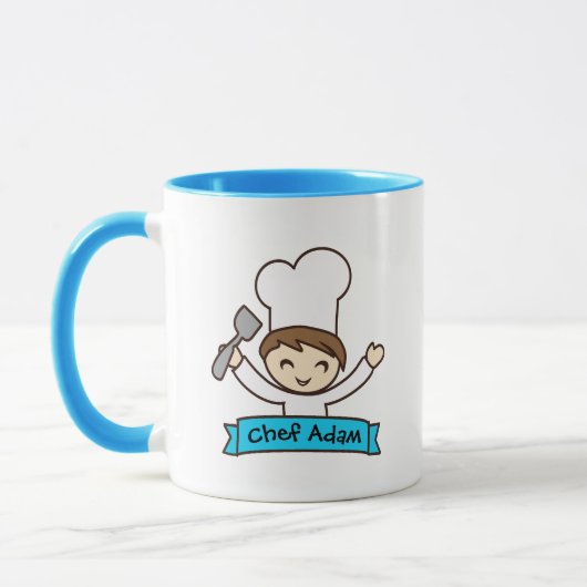 "Kleiner Koch" Kinder-Grafik-Mug Tasse (Links)