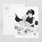 Kleiner Koch Postkarte (Vorne/Hinten)