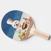 Kleiner Koch Tischtennis Schläger (Seitenansicht)