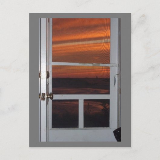 Kleiner Kommentar, RI Sunset Postkarte (Vorderseite)