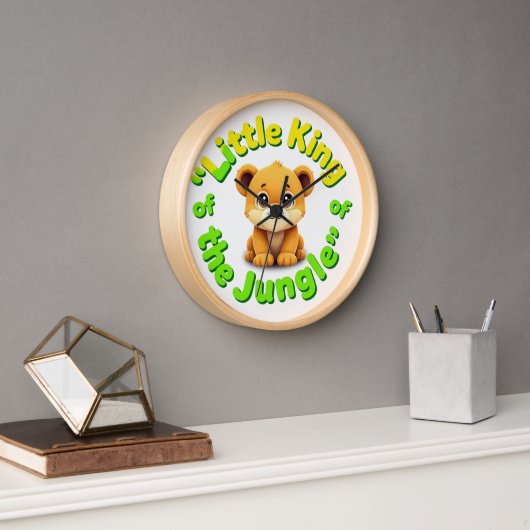 Kleiner König des Dschungels Uhr (Büro)