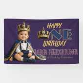 Kleiner König Geburtstagsbanner Banner (Horizontal)
