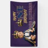 Kleiner König Geburtstagsbanner Banner (Vertikal)