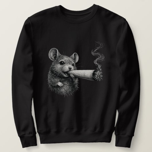 Kleiner Körper, große Stimmung Sweatshirt (Design vorne)