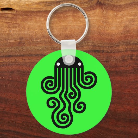 Kleiner Kraken Schlüsselanhänger (Vorderseite)