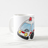 Kleiner Krankenwagen Kaffeetasse (Vorderseite Links)
