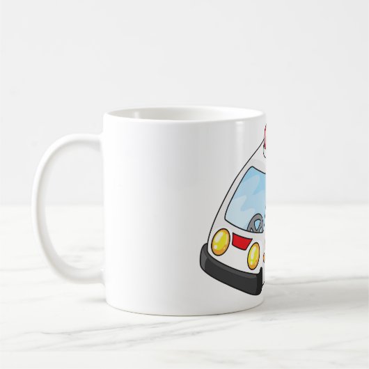 Kleiner Krankenwagen Kaffeetasse (Links)