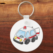 Kleiner Krankenwagen Schlüsselanhänger (Vorderseite)
