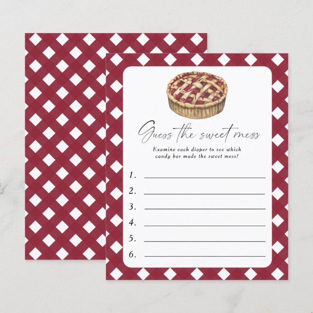 Kleiner Kuchen aus der Süsse - Raten Sie mal, wie  (Vorne/Hinten)